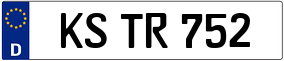 Truck License Plate